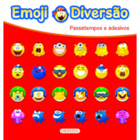 EMOJI DIVERSÃO VERMELHO - PASSATEMPOS E ADESIVOS