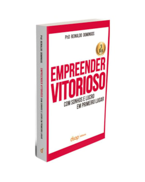 Empreender vitorioso com sonhos e lucro em primeiro lugar