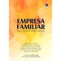 EMPRESA FAMILIAR: ÔNUS E BÔNUS DA FAMÍLIA EMPRESÁRIA