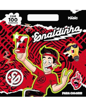 ENALDINHO - COLORIR COM ALÇA E 100 ADESIVOS