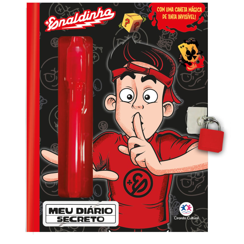 Enaldinho - Livro Diário Secreto: Com caneta especial