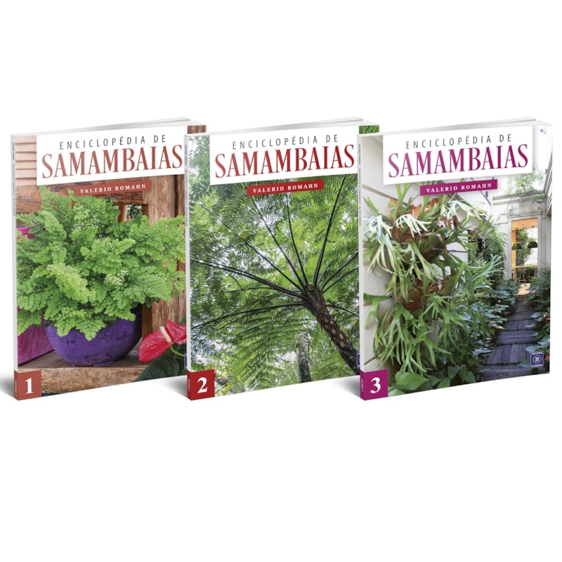 ENCICLOPÉDIA DE SAMAMBAIAS (3 LIVROS)