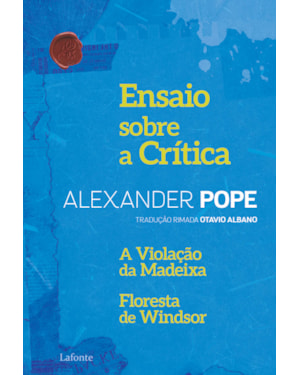 ENSAIO SOBRE A CRÍTICA: A VIOLAÇÃO DA MADEIXA FLORESTA DE WINDSOR