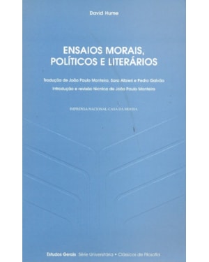 ENSAIOS MORAIS POLITICOS E LITERARIOS