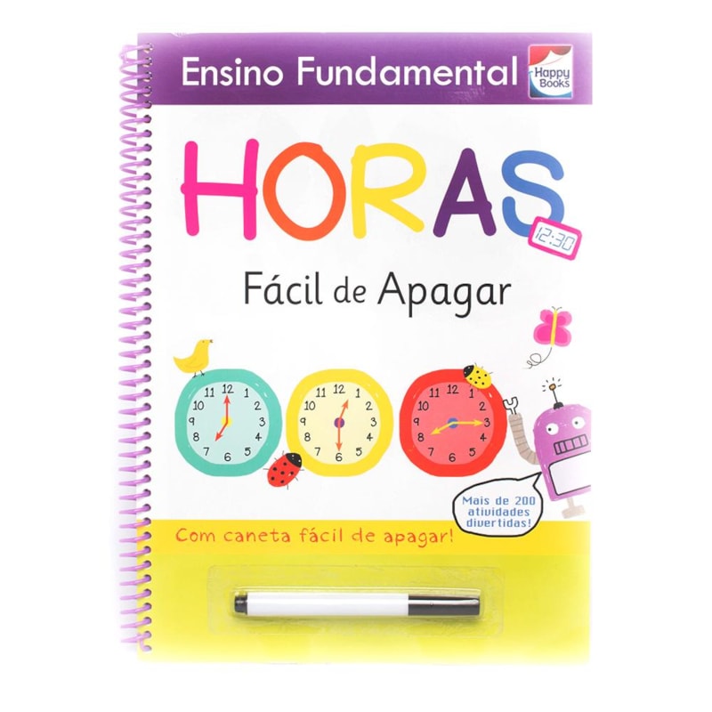 ENSINO FUND. - FÁCIL DE APAGAR: HORAS