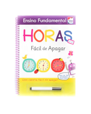 ENSINO FUND. - FÁCIL DE APAGAR: HORAS