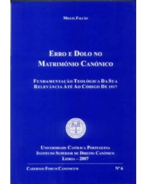 ERRO E DOLO NO MATRIMONIO CANONICO