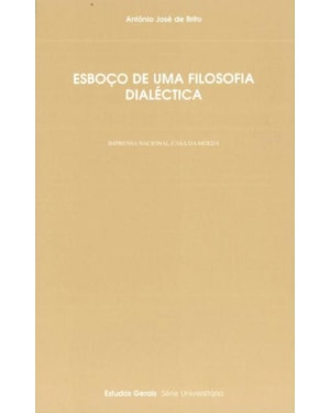 ESBOCO DE UMA FILOSOFIA DIALETICA - 1º