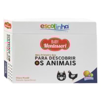 Escolinha Baby Montessori Meu P. BOX p/ Descobrir: Animais
