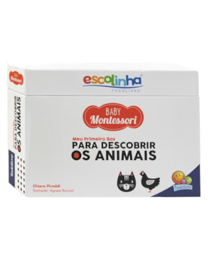 ESCOLINHA BABY MONTESSORI MEU P. BOX P/ DESCOBRIR: ANIMAIS