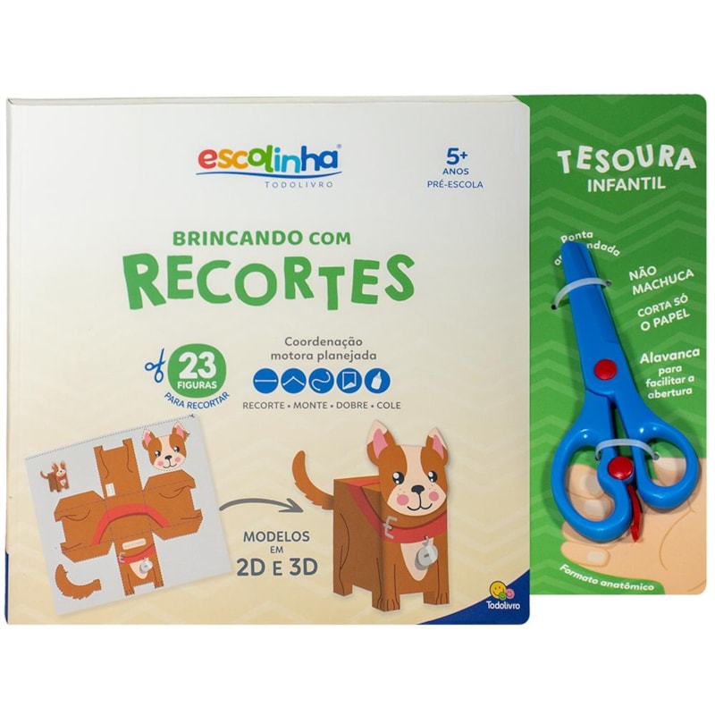 ESCOLINHA BRINCANDO COM RECORTES: +5 ANOS