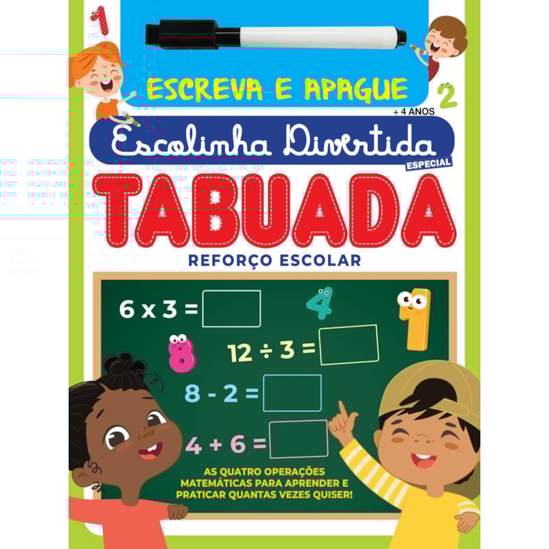 ESCOLINHA DIVERTIDA ESPECIAL - TABUADA