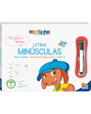 ESCOLINHA ESCREVA E APAGUE II: LETRAS MINÚSCULAS