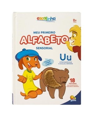 ESCOLINHA MEU PRIMEIRO ALFABETO SENSORIAL TÁTIL
