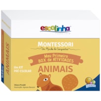 Escolinha MONTESSORI Meu P BOX de Atividades: Animais (Escolinha)