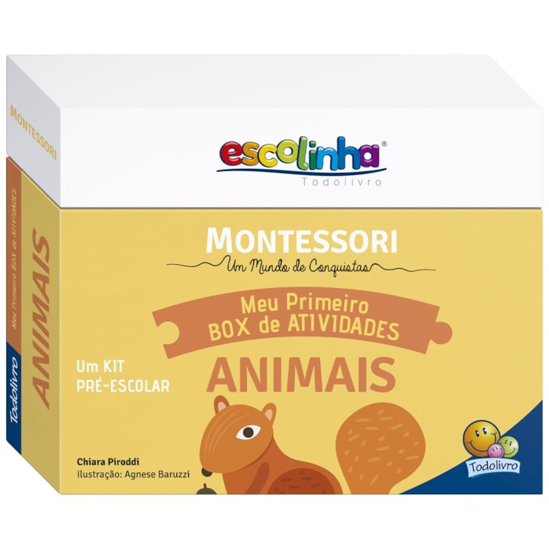Escolinha MONTESSORI Meu P BOX de Atividades: Animais (Escolinha)