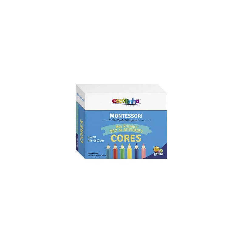 Escolinha MONTESSORI Meu P BOX de Atividades: Cores (Escolinha)