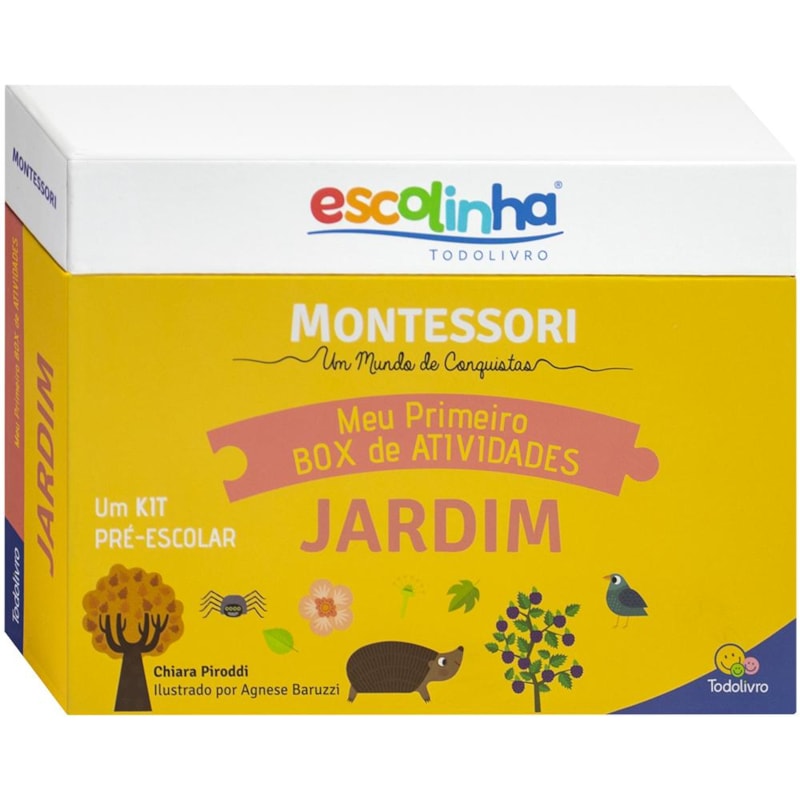 ESCOLINHA MONTESSORI MEU P BOX DE ATIVIDADES: JARDIM
