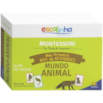 ESCOLINHA MONTESSORI MEU P BOX DE ATIVIDADES: MUNDO ANIMAL