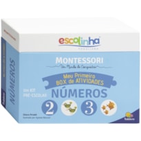 ESCOLINHA MONTESSORI MEU P BOX DE ATIVIDADES: NÚMEROS