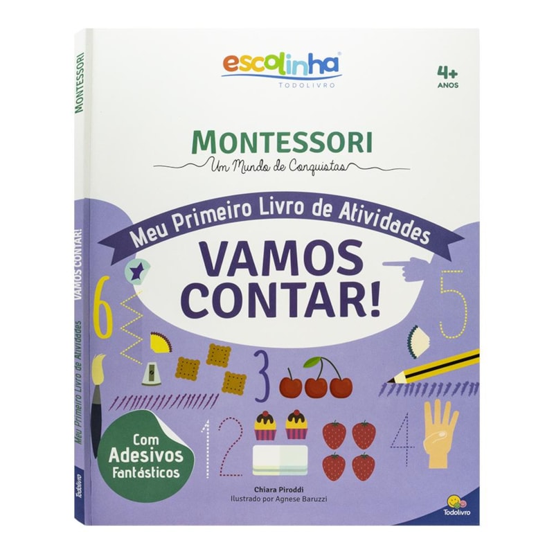 Escolinha MONTESSORI Meu P livro Atividades: Vamos Contar!