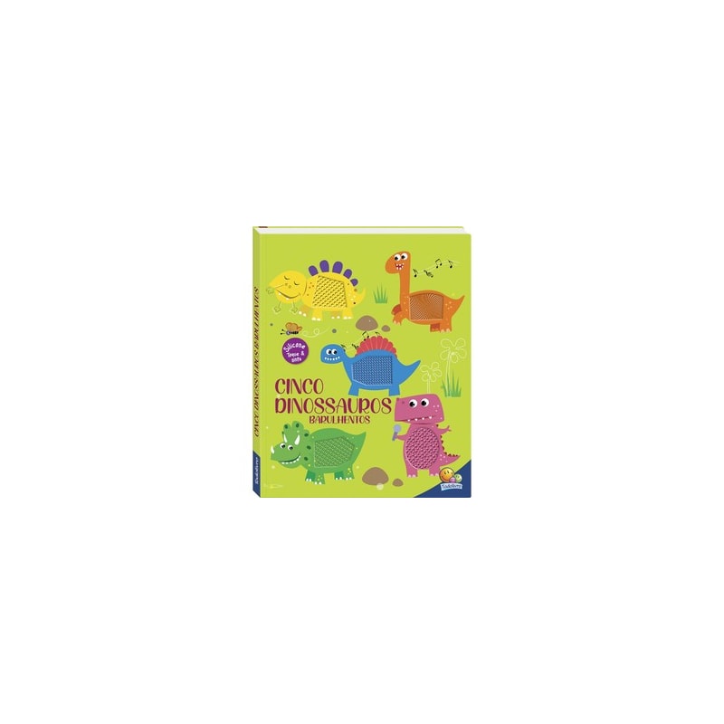 Esconde-Esconde animado! Um livro Toque & Sinta: Cinco Dinossauros Barulhentos