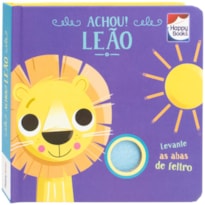 ESCONDE-ESCONDE COM FELTROS: ACHOU! LEÃO
