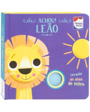 ESCONDE-ESCONDE COM FELTROS: ACHOU! LEÃO