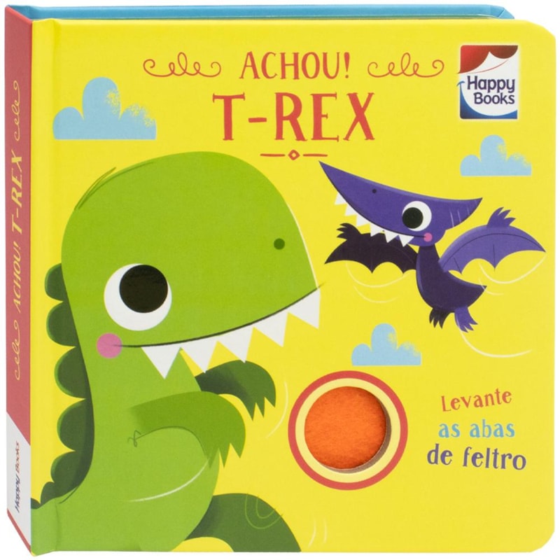 ESCONDE-ESCONDE COM FELTROS: ACHOU! T-REX