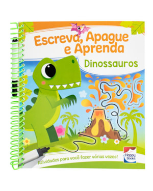 Escreva, Apague e Aprenda: Dinossauros