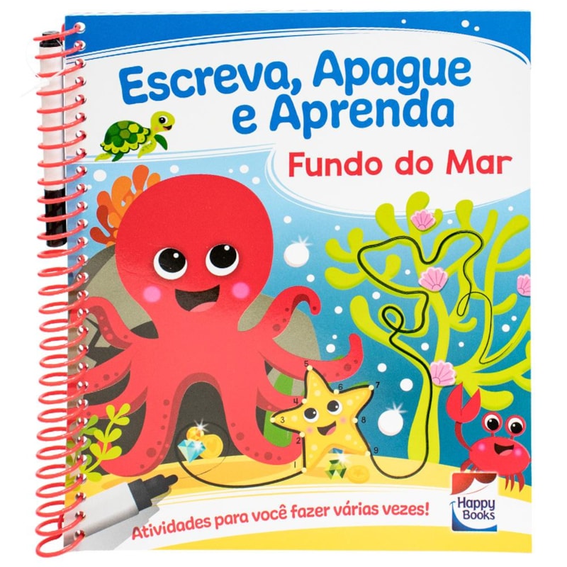 ESCREVA, APAGUE E APRENDA: FUNDO DO MAR