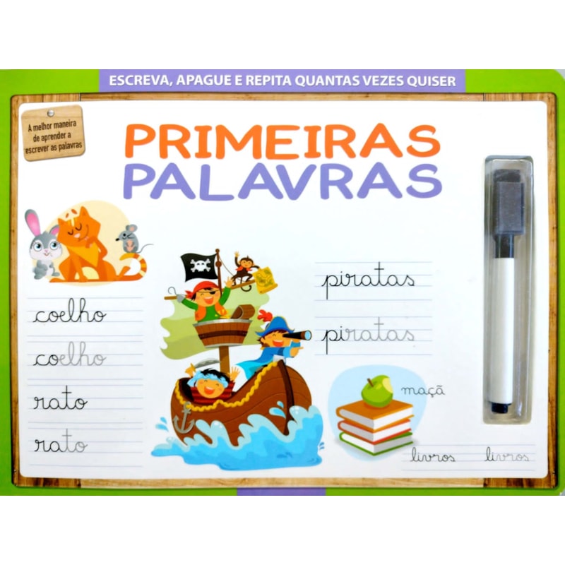 Escreva, apague e repita - primeiras palavras