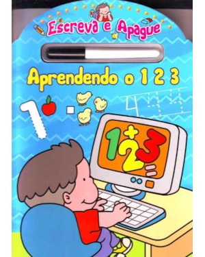 ESCREVA E APAGUE: APRENDENDO O 123 (ESCOLINHA TODOLIVRO)