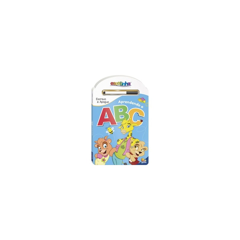 Escreva e apague: Aprendendo o ABC (Escolinha Todolivro)