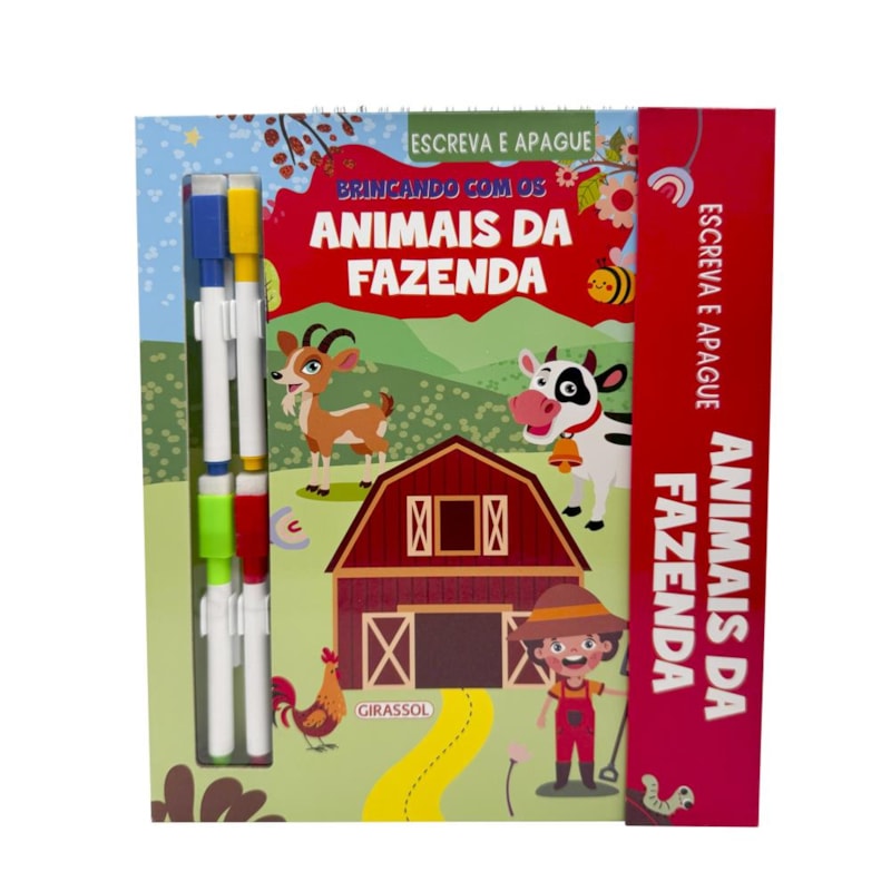 ESCREVA E APAGUE: BRINCANDO COM OS ANIMAIS DA FAZENDA