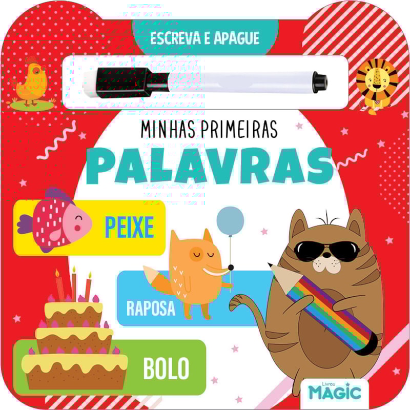 ESCREVA E APAGUE - MINHAS PRIMEIRAS PALAVRAS