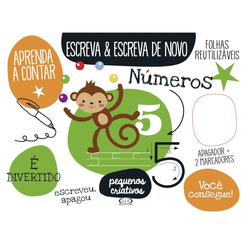 ESCREVA & ESCREVA DE NOVO: NÚMEROS