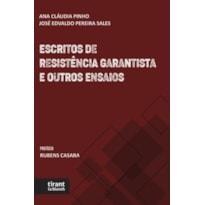 ESCRITOS DE RESISTÊNCIA GARANTISTA E OUTROS ENSAIOS
