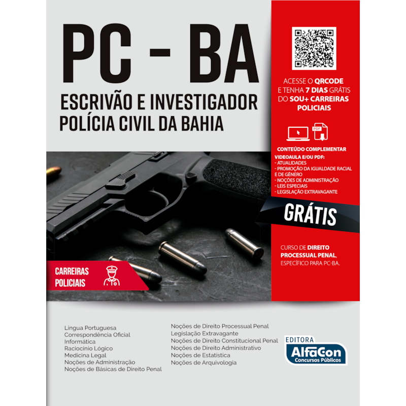 ESCRIVÃO E INVESTIGADOR POLÍCIA CIVIL DA BAHIA - PC BA