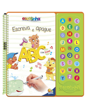 ESCUTE E APRENDA! ESCREVA APAGUE ABC COM SONS (ESCOLINHA TODOLIVRO)