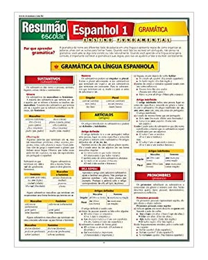 ESPANHOL 1 - GRAMATICA - RESUMAO - 1