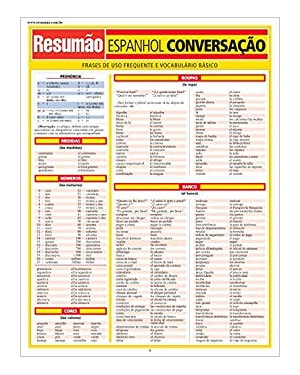 ESPANHOL CONVERSACAO - RESUMAO - 1