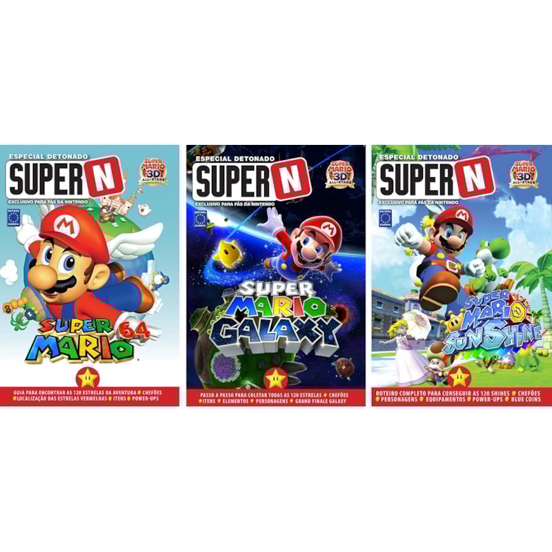 ESPECIAL DETONADO SUPER N (COLEÇÃO SUPER MARIO - 3 VOLUMES)