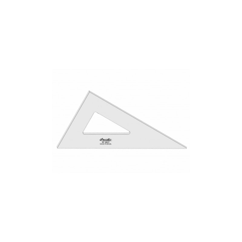ESQUADRO TRIDENT 30°/60°/90º 37 CM 2637