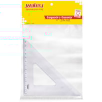 ESQUADRO WALEU 45º X21CM ACRILICO