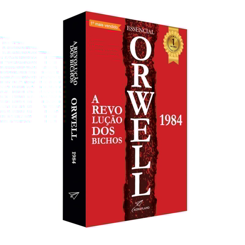 ESSENCIAL GEORGE ORWELL (2 LIVROS) A REVOLUÇÃO DOS BICHOS E O CLASSICO 1984.