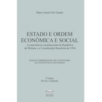 ESTADO E ORDEM ECONÔMICA E SOCIAL