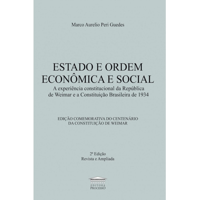 ESTADO E ORDEM ECONÔMICA E SOCIAL