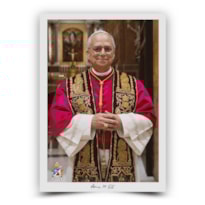 ESTAMPA OFICIAL DO PAPA LEÃO XIV 44X60