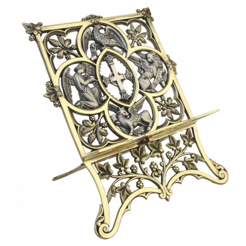 ESTANTE PARA MISSAL EVANGELISTAS 27CM DE ALTURA
